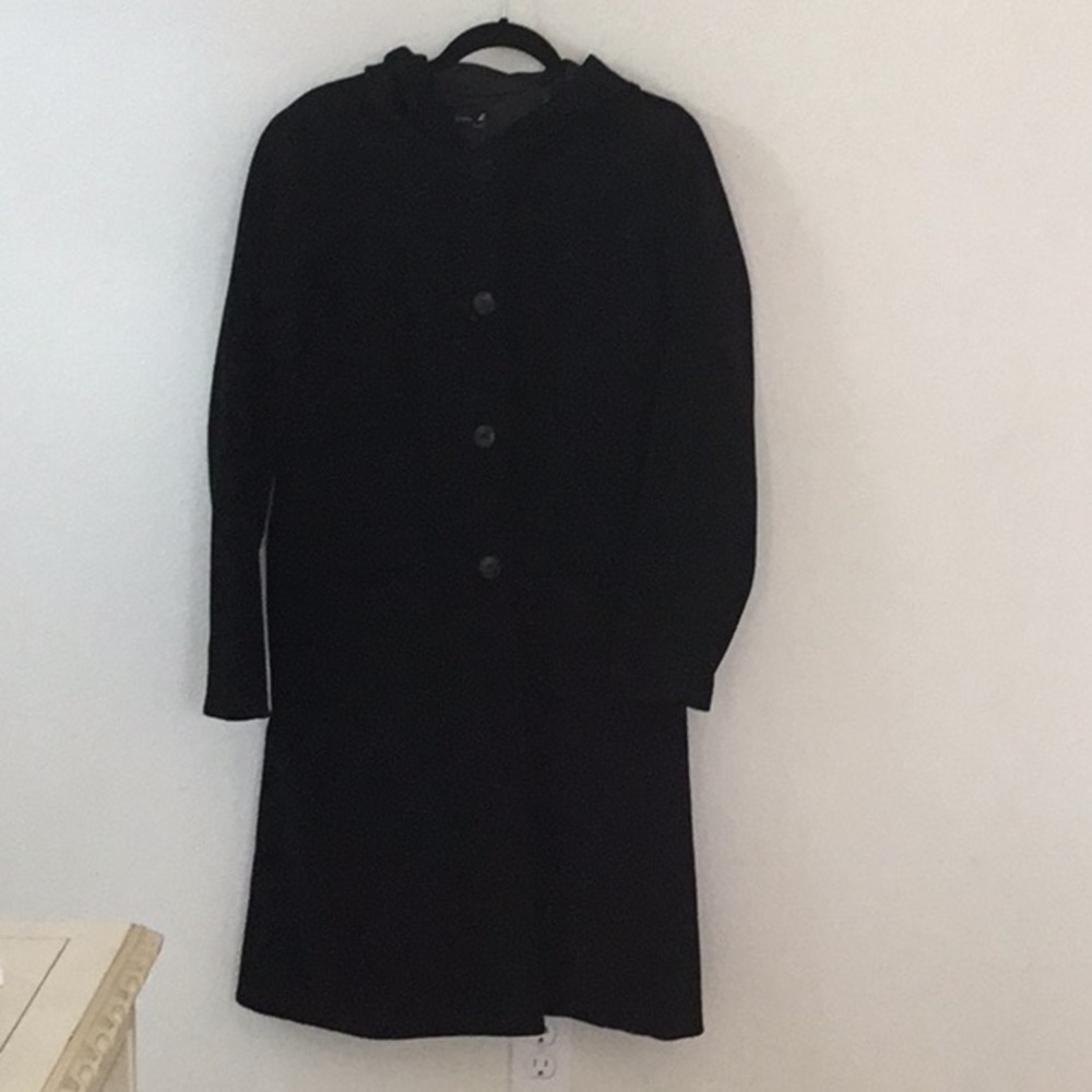 Agnes B Black Coat